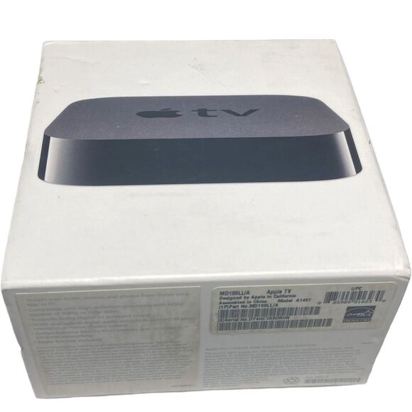 Apple TV 3rd Gen with BOX Digital HD Media Streamer 8GB Wi-Fi Black A1427 - Picture 10 of 10